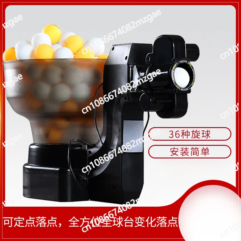 Table Tennis Robot Trainer Ping Pong Ball Launcher Machine Automatic Multi Modes Table Tennis Balls Training Device