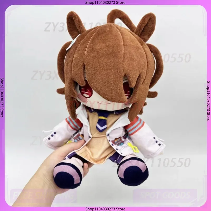 新しいウマ娘レースホースガール茶髪少女ぬいぐるみ枕人形アニメ周辺人形ファッション新製品ホリデーギフト