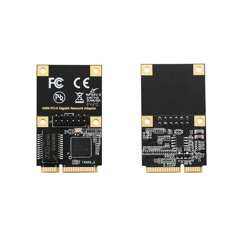 ミニPCIE-LANカード,RJ-45 LANアダプター,ギガビットネットワークカード,イーサネット,10 mbps,100 mbps,1000mbps,デスクトップ用