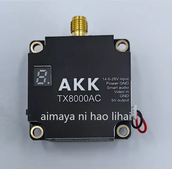 AKK 8w Spot 5.8G Wireless Video Transmitter TX8000AC 80CH Long Range 80 Channel AKK3W
