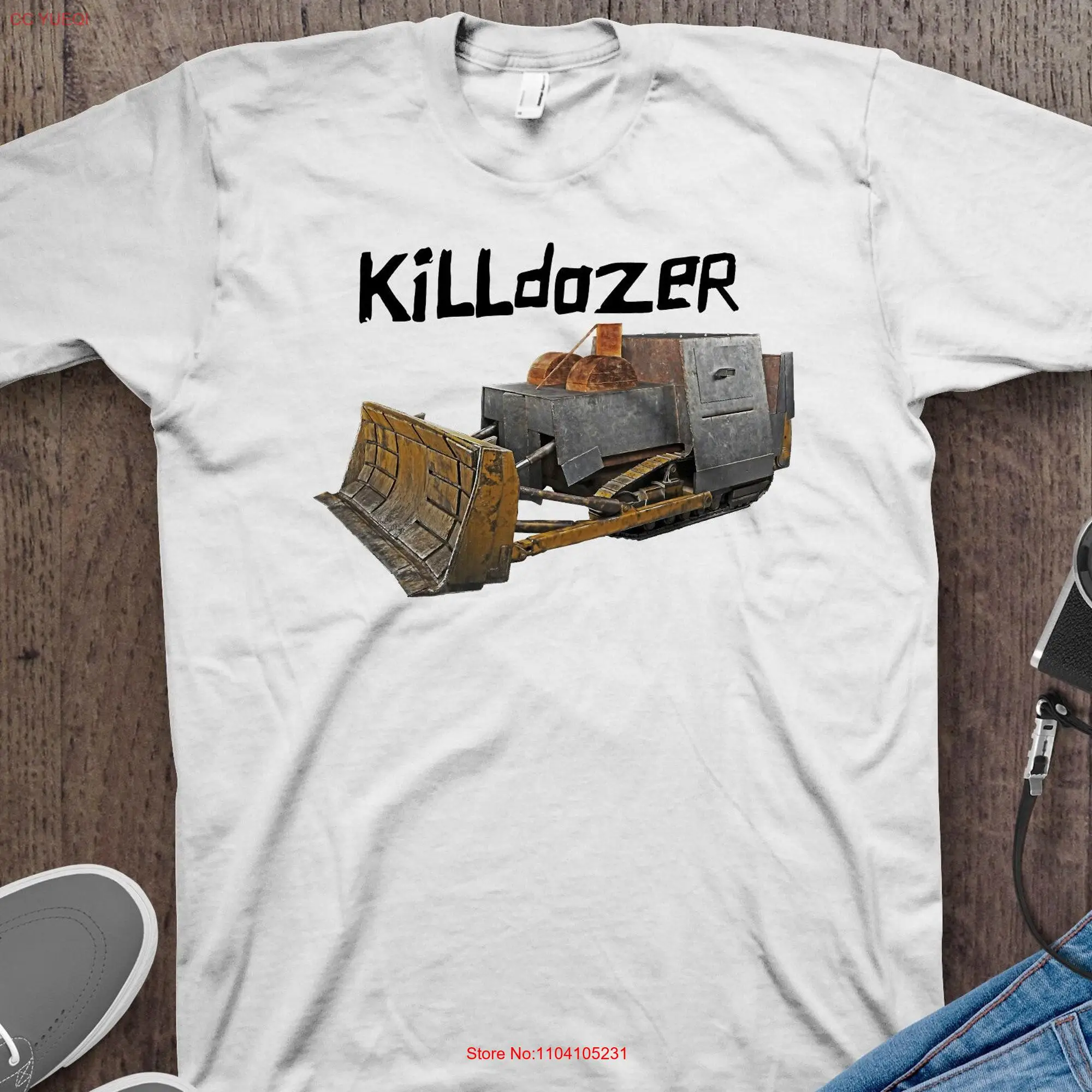 Killdozer T Shirt Legendary Marvin Heemeyer Tribute Bulldozer long or short sleeves