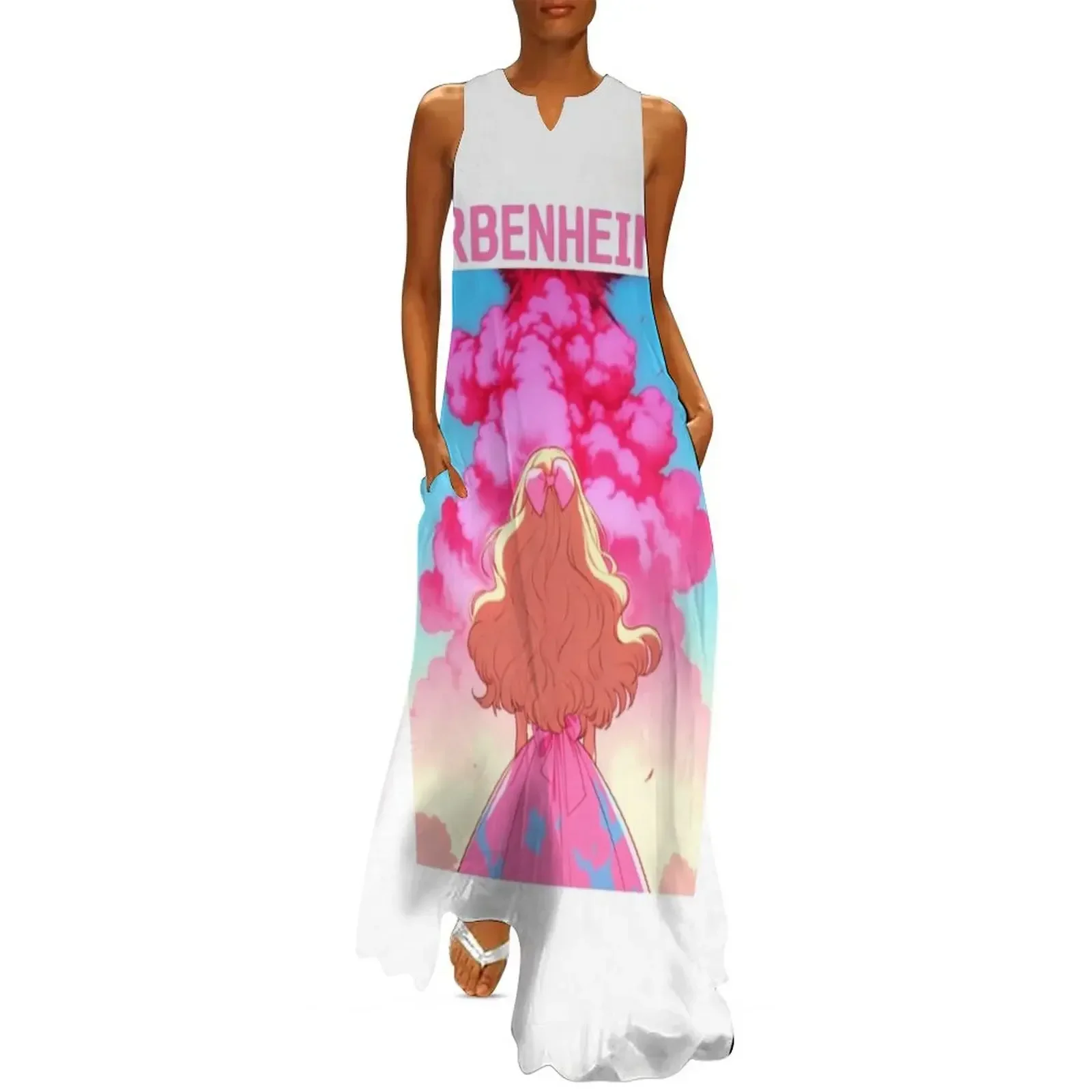 

Vintage Barbenheimer Long Dress luxury evening dresses for women 2025 Elegant gown beach dress dress