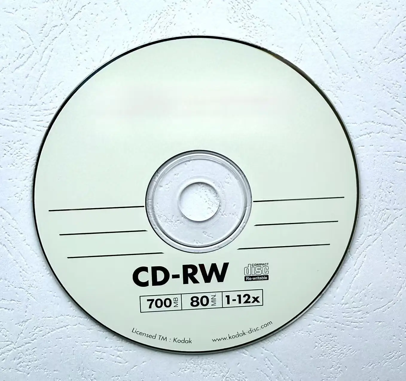 Wholesale 5 Discs A+ 1-12x 700 MB Blank 100% Authentic CD RW Disc