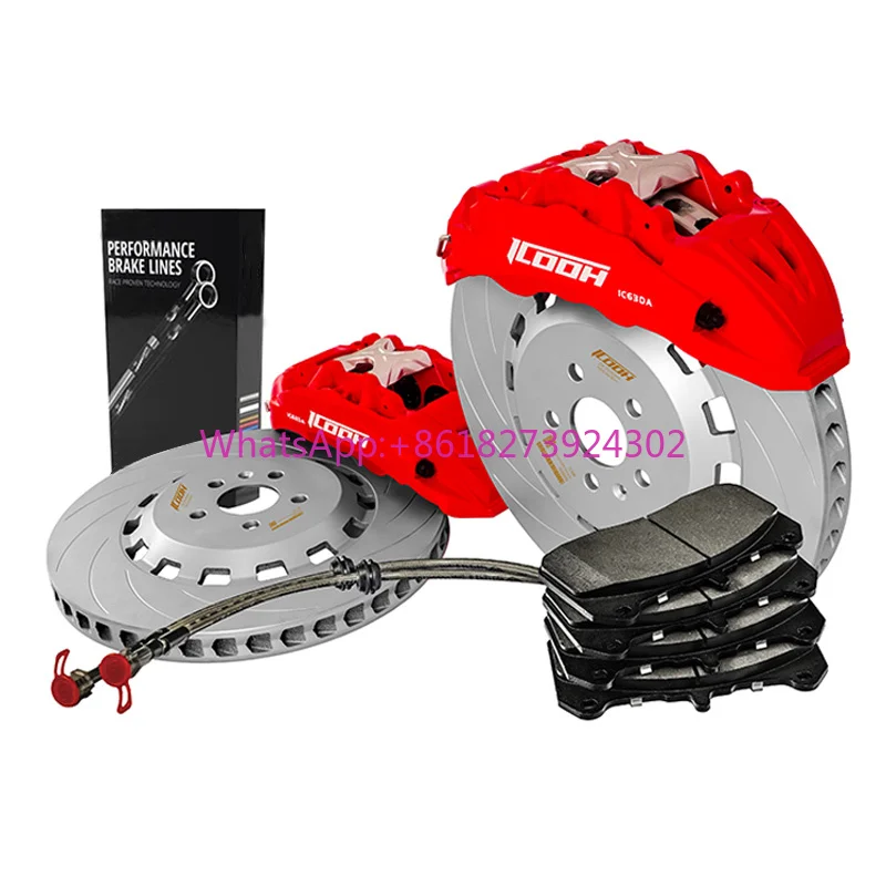 

2023 New Arrival Auto Brake Caliper Kits 6 Pistons Big Brake for tesla Model 3 R19 Inch