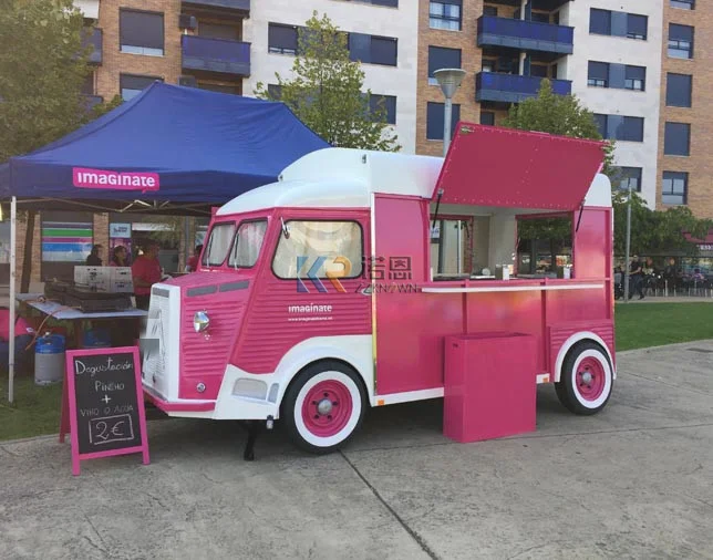 Chariot de restauration rapide pour restaurant, chariot de gril, camion à pizza, café mobile, camions de crème glacée, kiosque alimentaire, cuisine extérieure