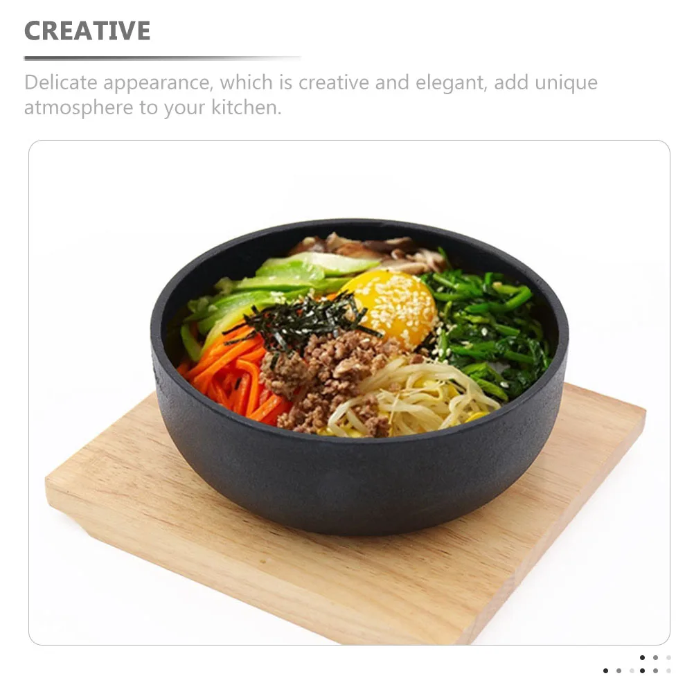 

Чугун, корейский Bibimbap, многофункциональная лапша, рис, сервировка, аксессуары для японской кухни, многоразовые принадлежности для еды
