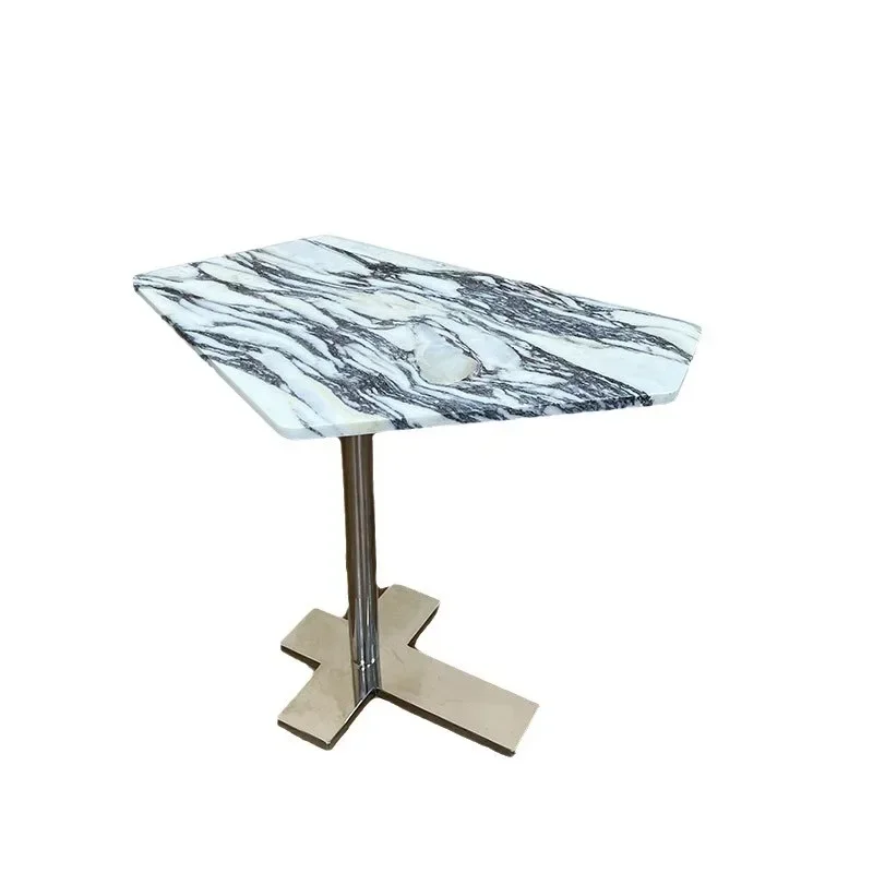 Light luxury minimalist natural marble edge