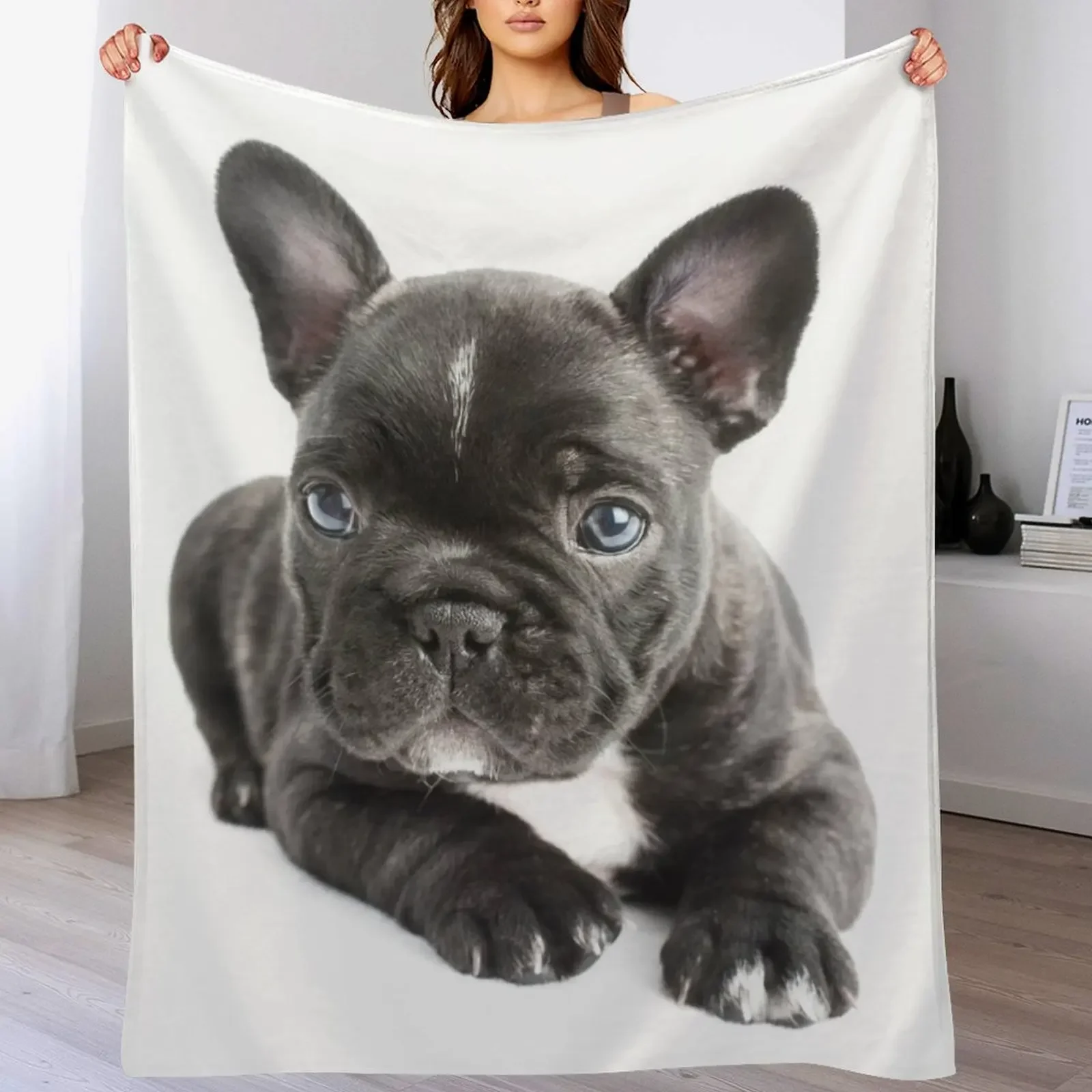 

Cutie Throw Blanket Travel Size Cozy Blanket for Plane Train
