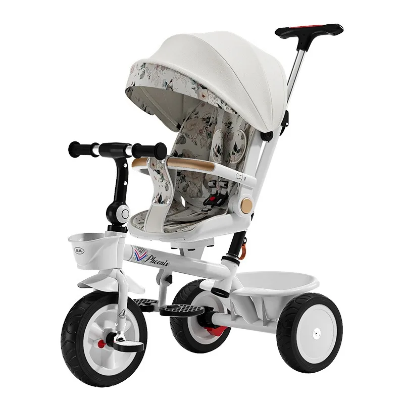 Tricycle pour enfants de 1 à 3 ans, chariot à pédale, jouet portable pour enfant, 2024