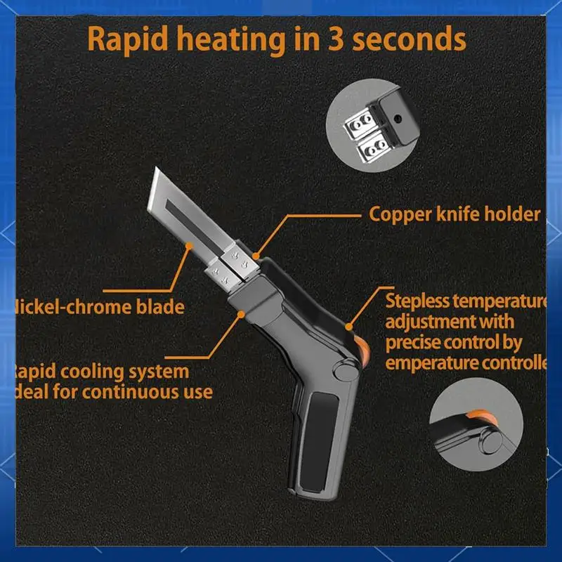 

AA77 Foam Cutter Electric Hot Knife, Foam Cutting Tool Kit, Used For Cutting Foam Board Insulation, Sponge, Nylon