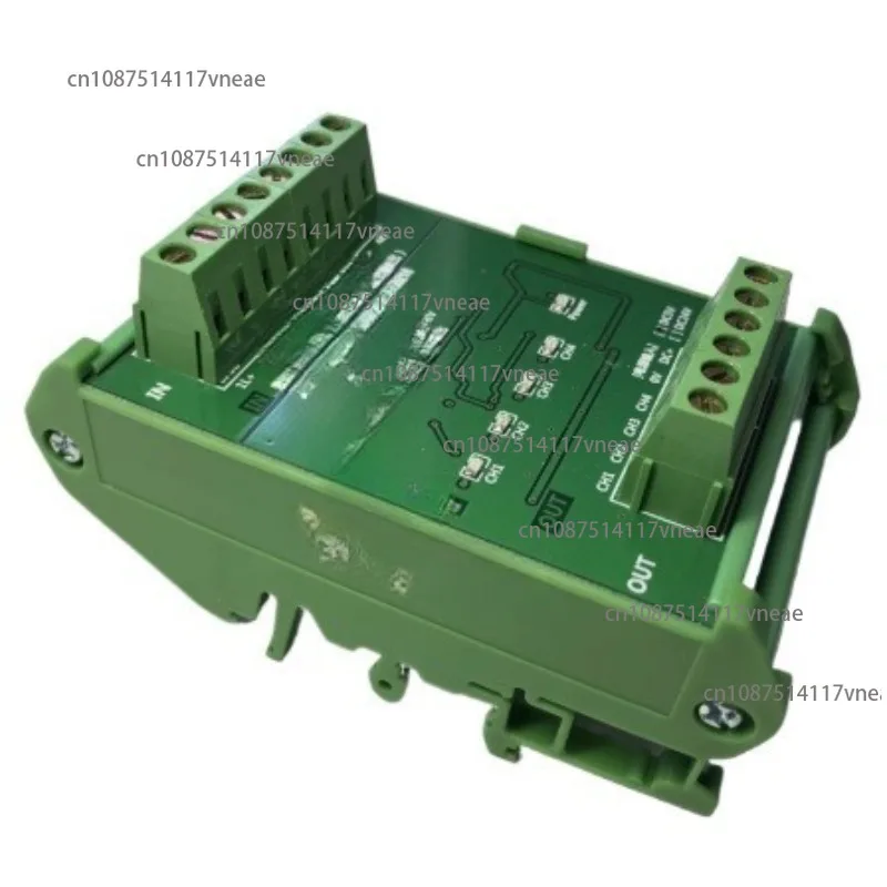 4 Channel NPN PNP Level Signal Conversion, TTL To HTL High Speed 2MHz Optocoupler Isolation DC5V / 12V / 24V