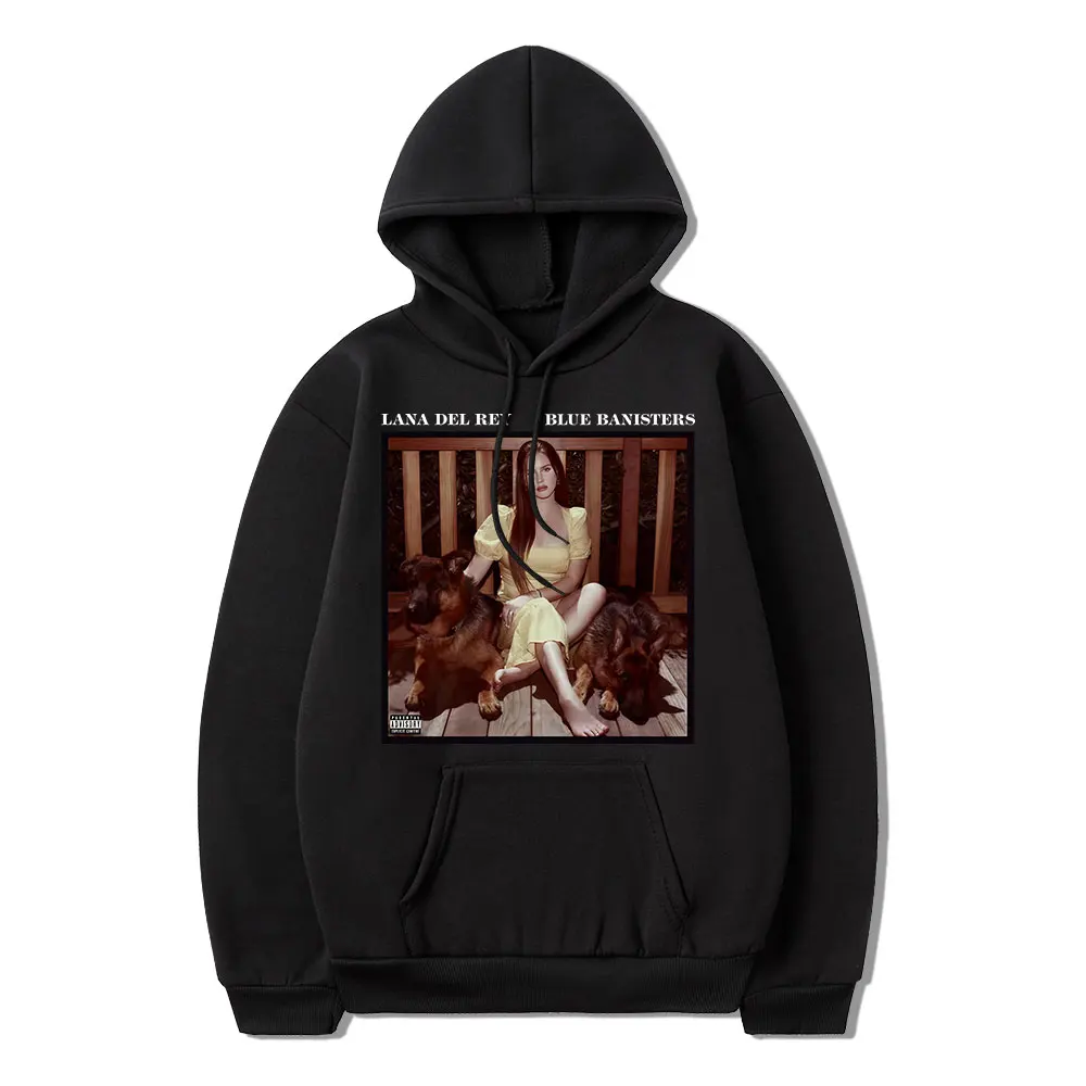 

Lana Del Rey Blue Banisters Music Album Hoodie Women Men Casual Oversized Winter Pullover Simple Trend Unisex Vintage Hoodies