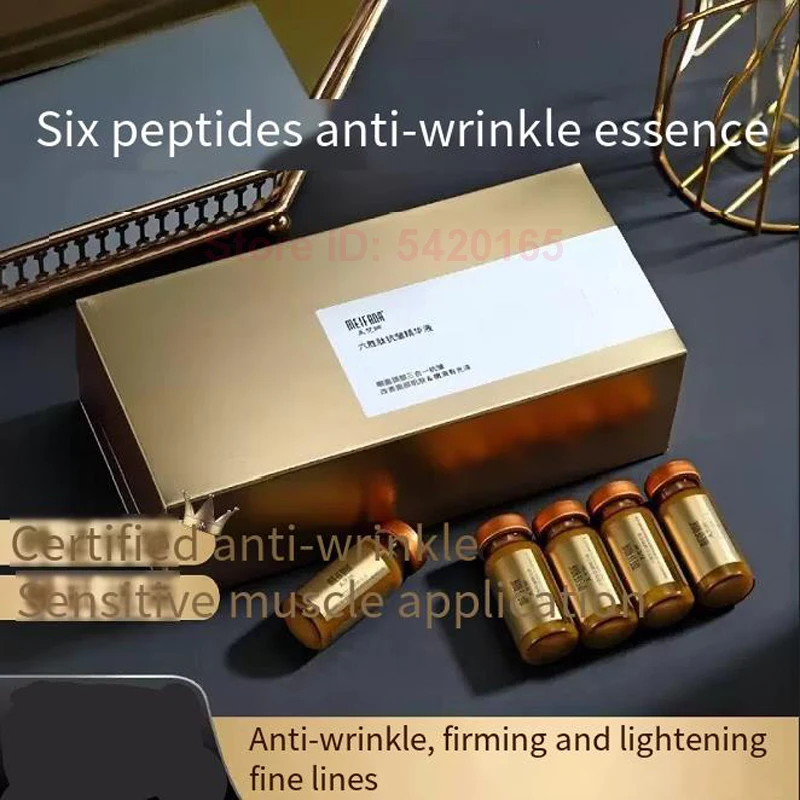 Premium Actives Six Peptide Ampoule Hyaluronic Acid Serum For Face Dr.Pen Solution Repair Moisturizing Safe & Gentle Skin Care