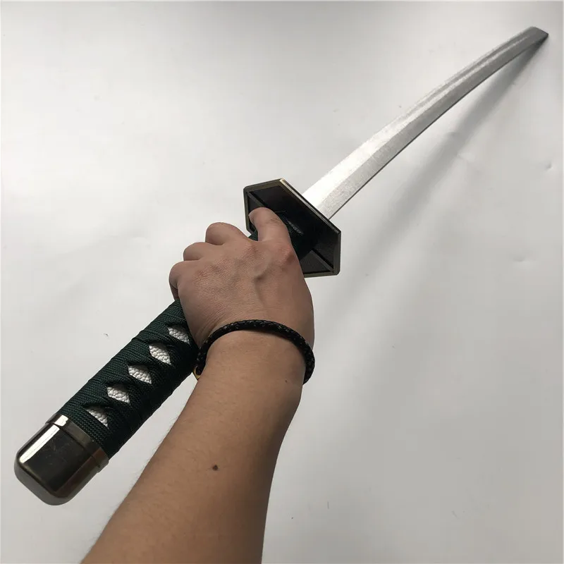 Anime  Aizen Sousuke Sword Kyoukasuigetsu Wooden Sword Zanpakutou Weapon Props for Cosplay Sword  1:1 Ninja Knife 100cm