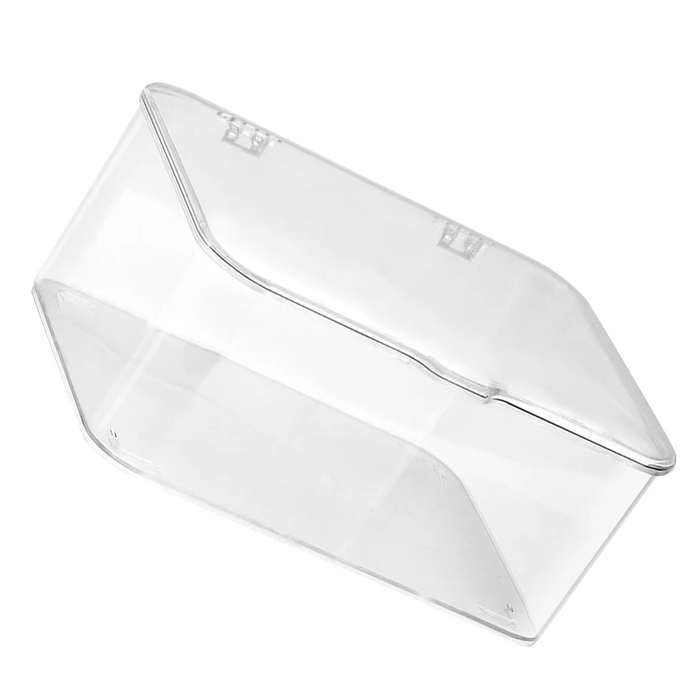 

Desktop Storage Box with Flip Lid Large Capacity Organizer for Phone Cases Hair Ties Sundries Simple Chic Style for Home Office