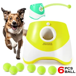 Lanceur de Balles de Tennis pour Chien, Jouets Automatiques, Machine Interactive Amusante, Lancer de Catapulte Interactif, Rechargeable