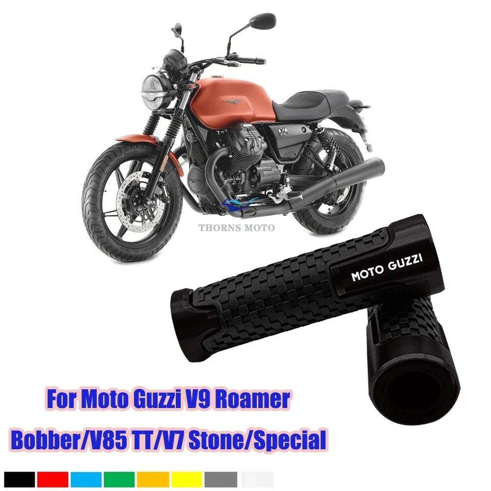 

Мотоциклетные алюминиевые ручки с ЧПУ 7/8 "22 мм для Moto Guzzi V9 Roamer/Bobber/V85 TT/V7 Stone/Special