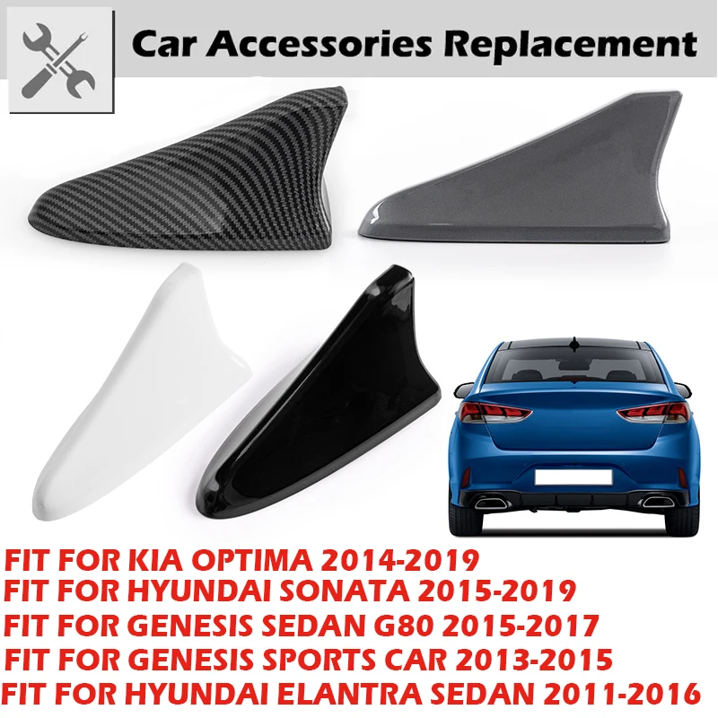 Rhyming Car Shark Fin Roof  Antenna Auto Signal Aerial Replacement Car Accessories Fit For Kia Optima Hyundai Sonata Genesis G80