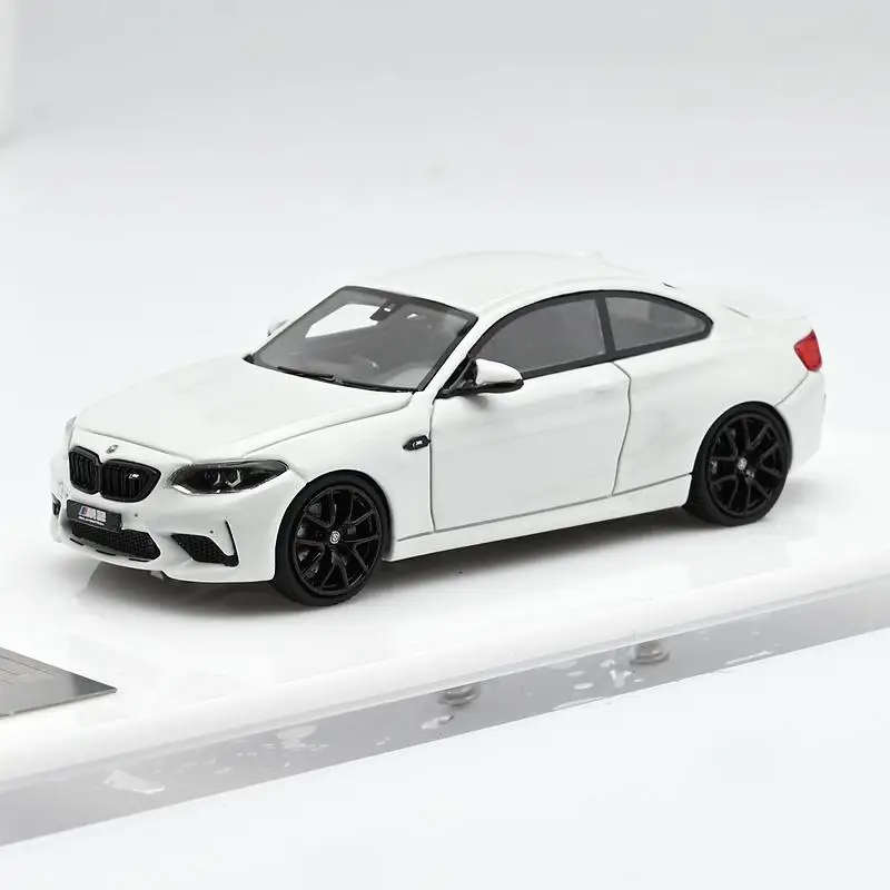 Cars lounge 1:64 BMW M2 Modelos de coches con acabado estático de resina de edición limitada, juguetes de colección para niños, regalos de Año Nuevo para amigos