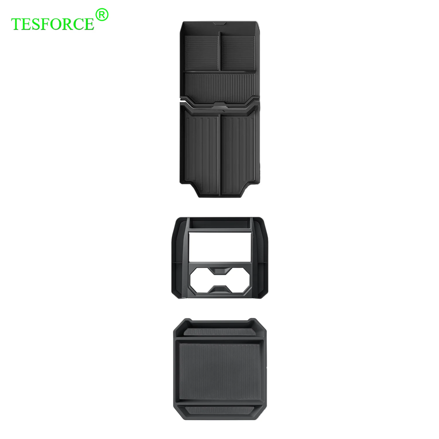 

Для Tesla Cybertruck 2024-2026 набор для хранения центральной консоли нижний ящик для хранения чашек стеллаж для хранения поручней многослойный органайзер коробка