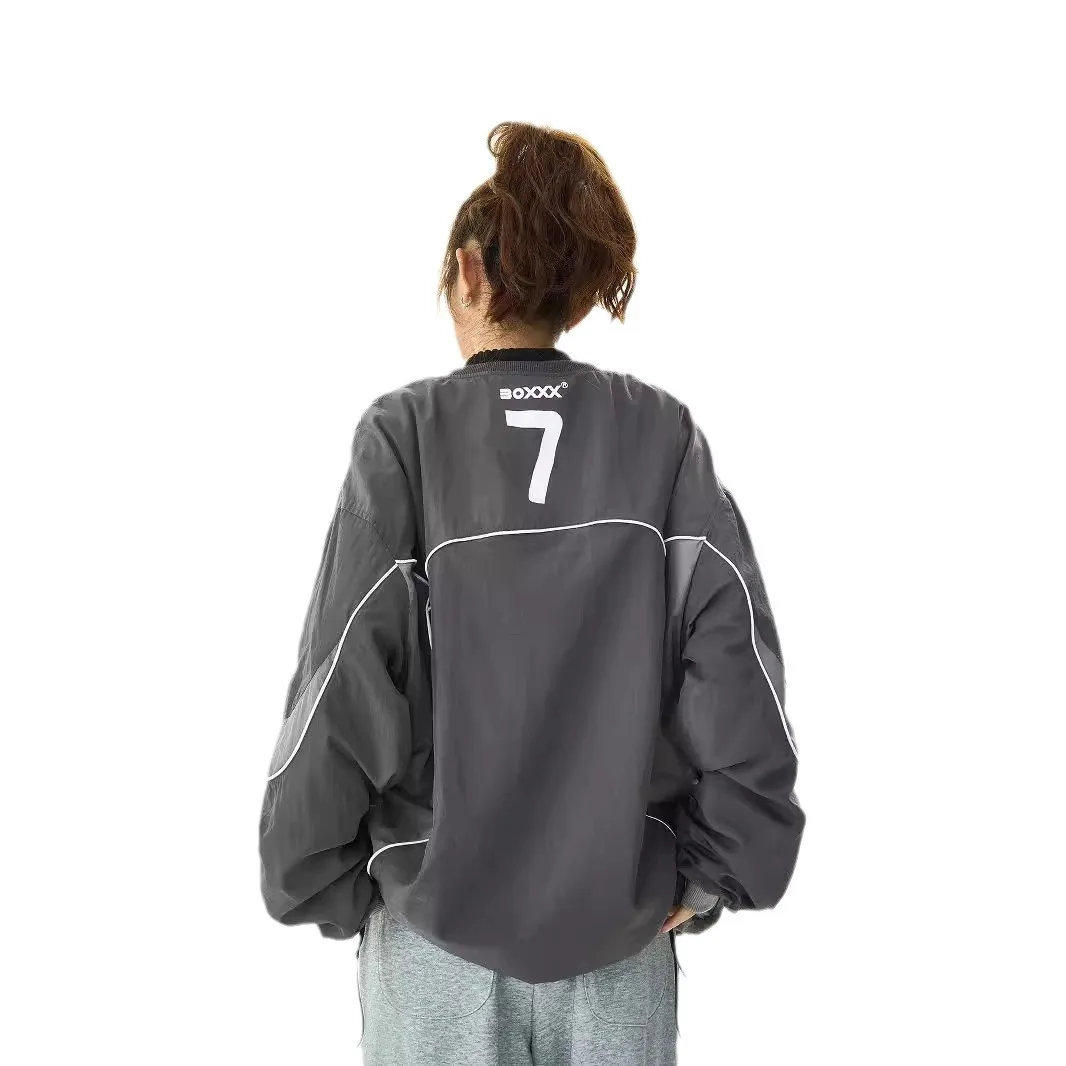 Sweatshirt Couple Style Waterproof Windbreaker Hoodie Unisex Loose Outdoor Sun Protective Casual Long Sleeve Top