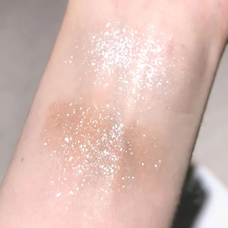 Paleta de sombras de ojos "Pink Pearl Fantasy". |   10 tonos brillantes y mate |   Conjunto de nicho portátil con espejo |   Whi nacarado