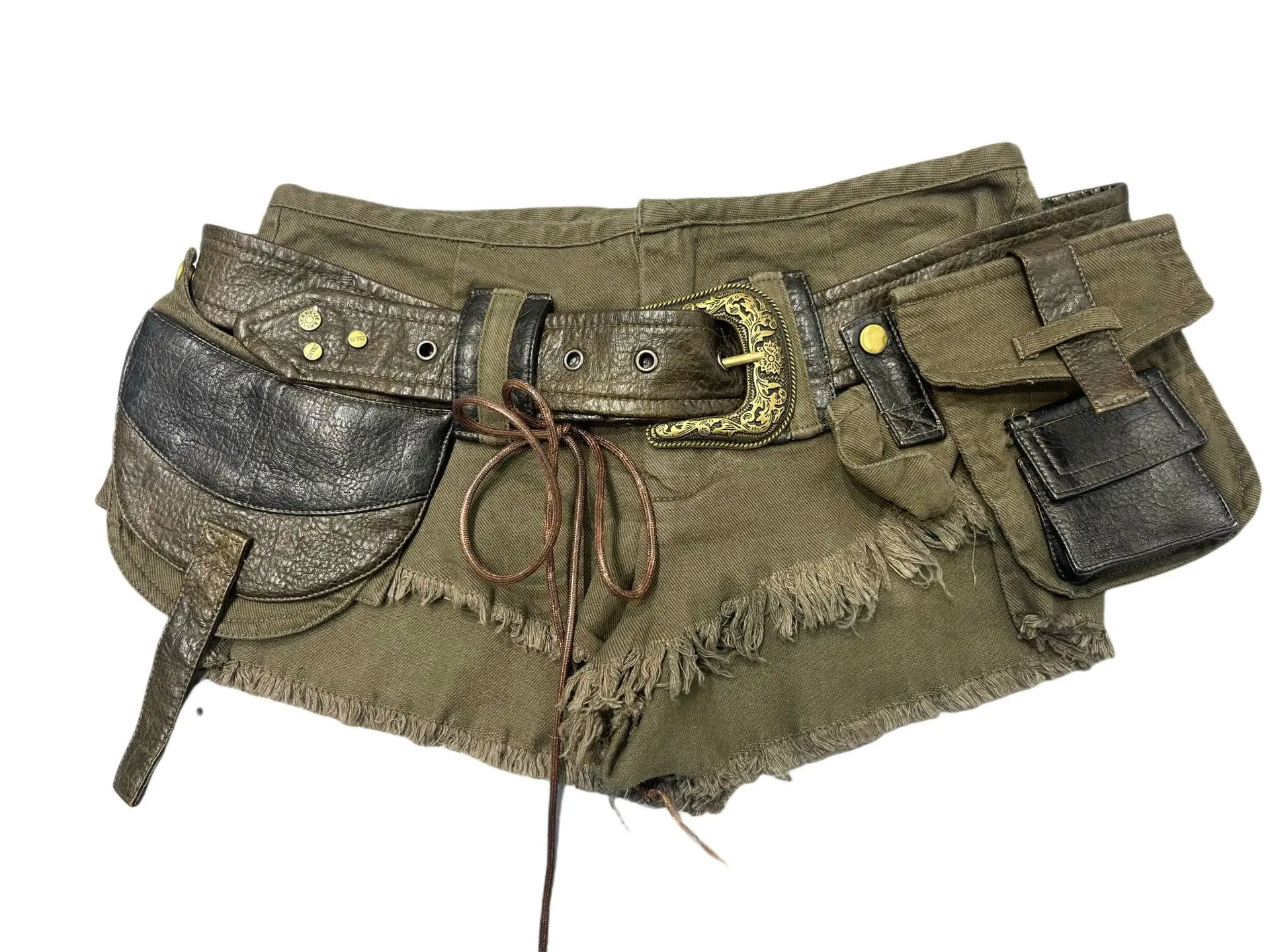 

Горячие девушки сексуальные супер короткие шорты в стиле панк ретро дизайнерский пояс с сумкой High Street женские джинсовые шорты брюки