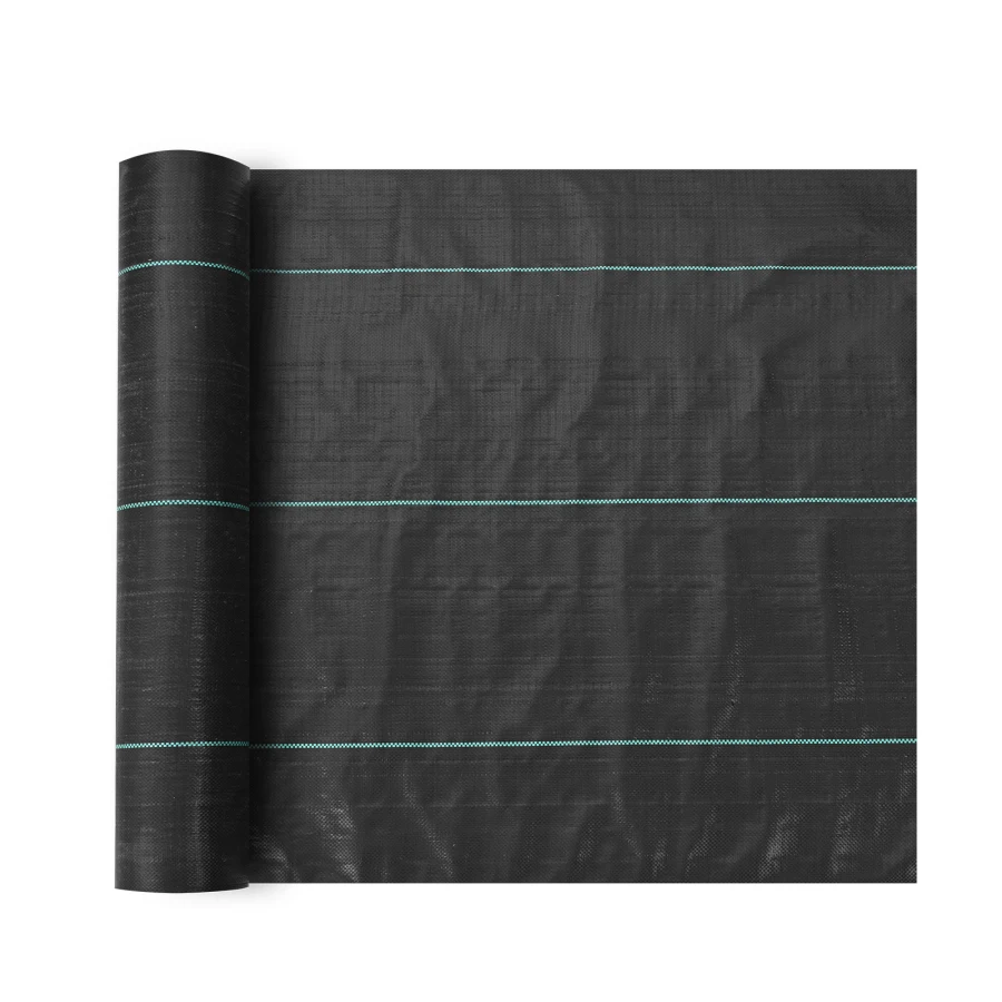 

5FTx250FT Premium Heavy Duty Weed Barrier Landscape Fabric, 5OZ Woven Geotextile Fabric Under Gravel, High Permeability for Wee