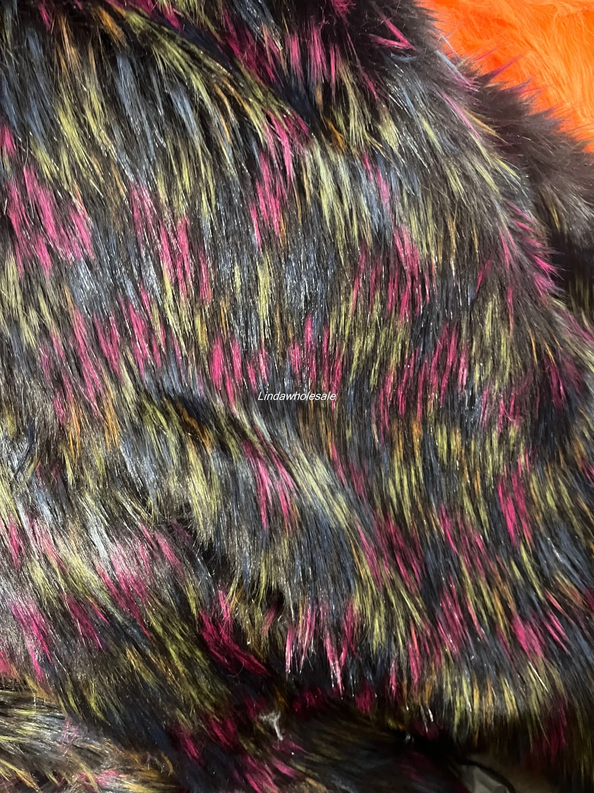 High grade color jacquard raccoon fur,faux fur fabric,clothing collar crafts sewing material,clothing accessories