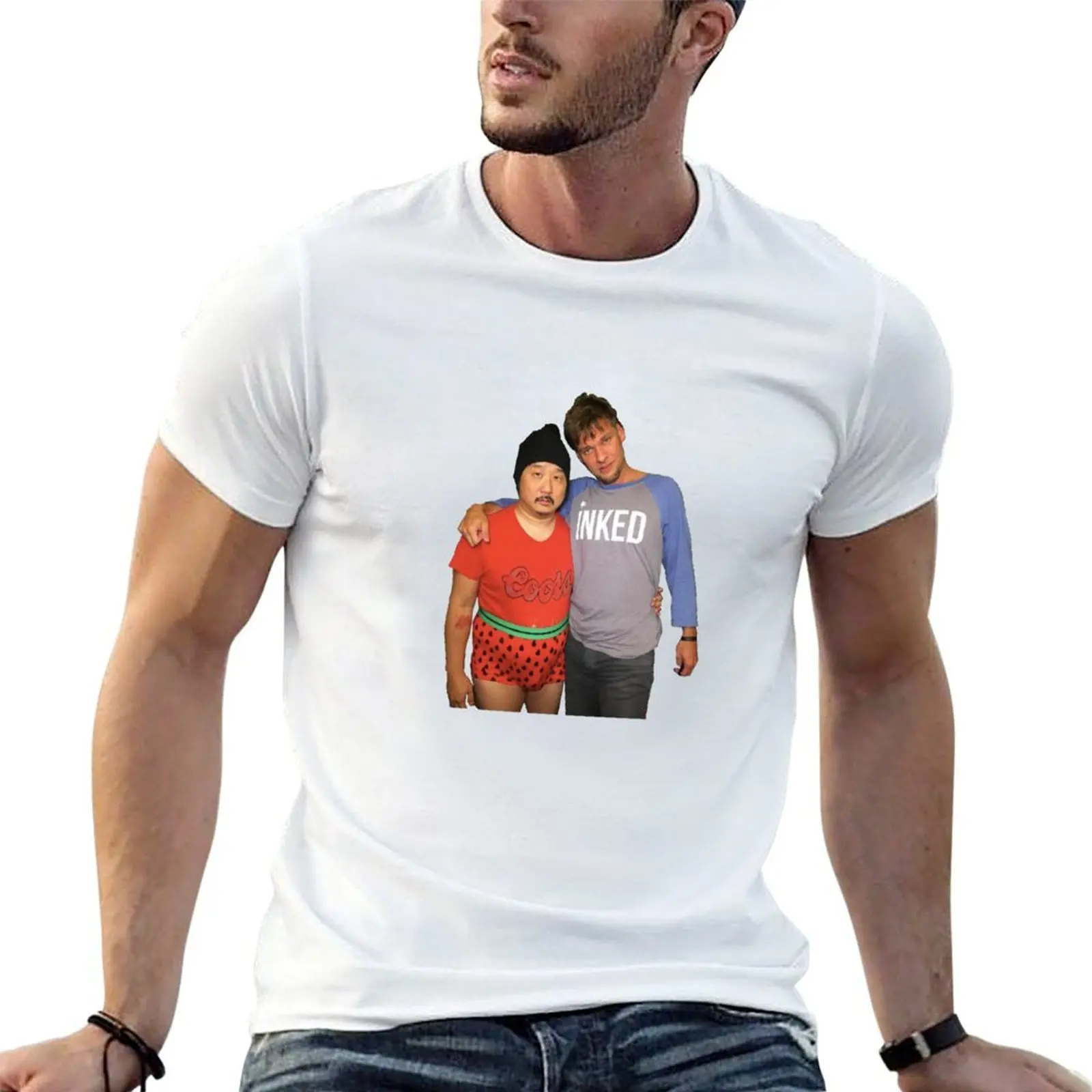 بوبي لي ثيو فون تايجربيلي بودكاست تي شيرت قطن تي شيرت رجل 100% رجل التي شيرت تي شيرت