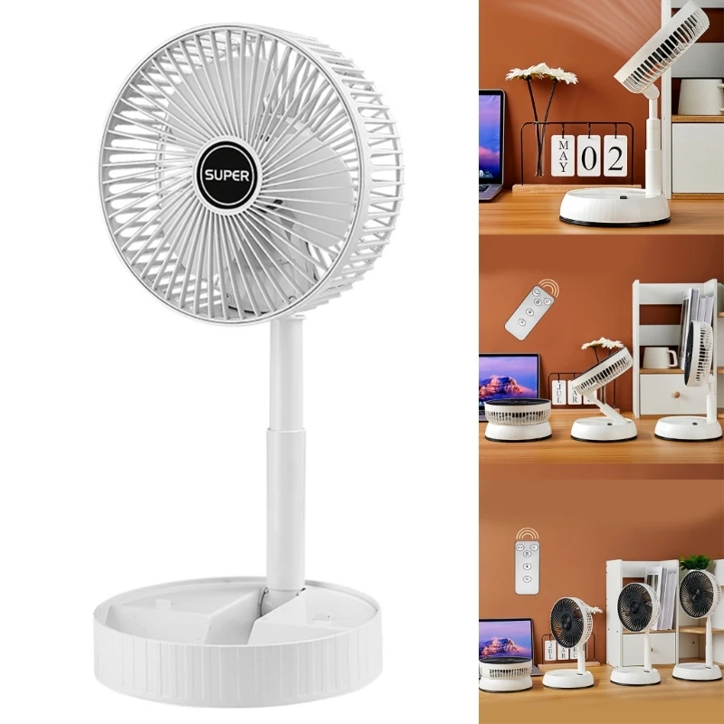 M2EE ventilatore pieghevole da tavolo alimentato tramite USB per la scrivania di casa camera da letto viaggi d'ufficio all'aperto