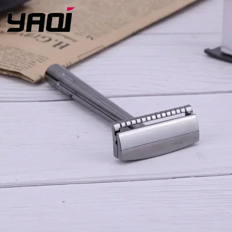 Afeitadora de barba YAQI SE Katana Globe Trotter, maquinilla de afeitar de seguridad de un solo filo para hombres, coleccionables, regalo de cumpleaños