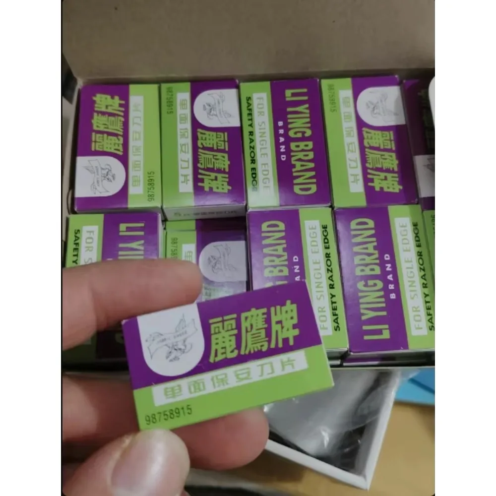 100PCS/Box LIYING Single Edge Safety Razor Scraper Blade for OCA Glue Remover Phone Repair Polarizer Cleaning Tools