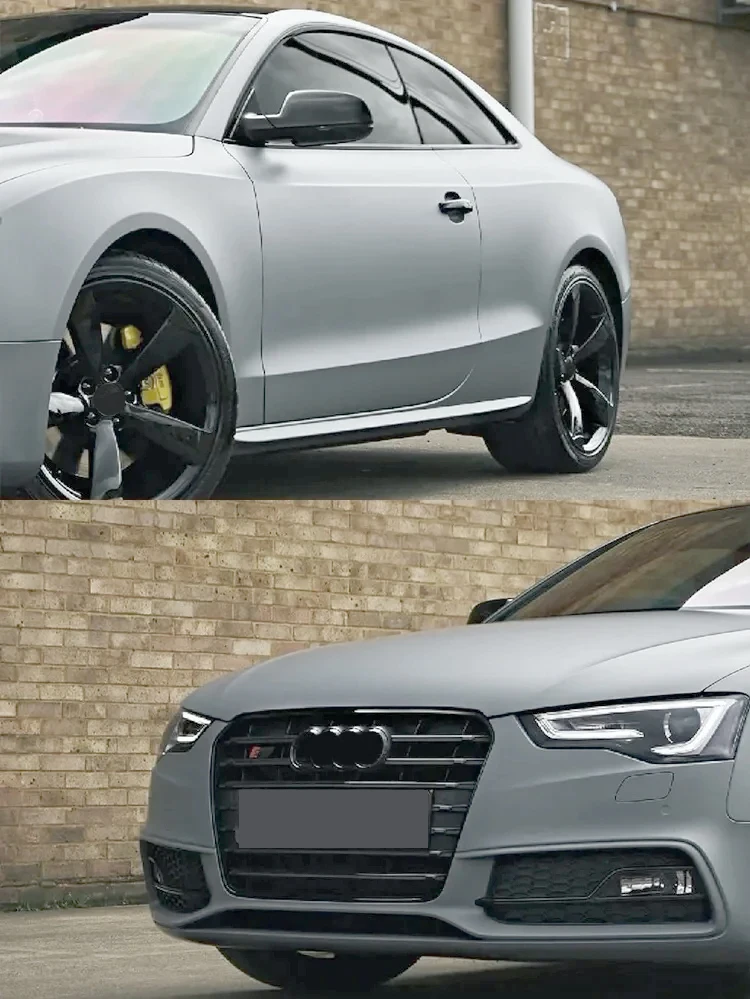 Matte Extinction Nardo Grey Auto-Vinylfolie mit Luftfreisetzungstechnologie für Motorrad- und Autokarosserie-DIY-Dekoration Zubehör – Detail 12