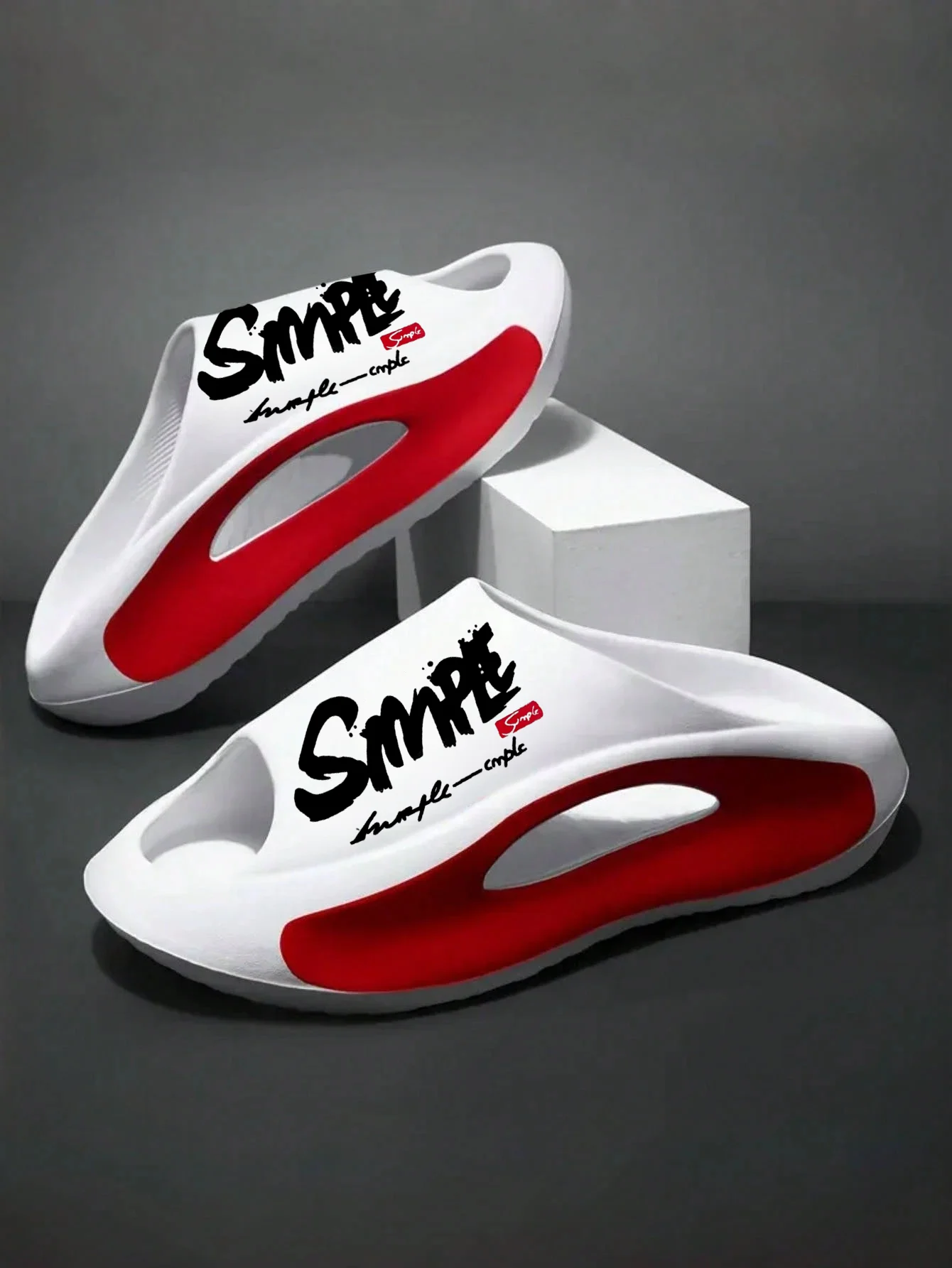 Men's and Women's Slippers Fashion Non-Slip Couple Slippers Eva 2 Colors 36-45 image 4