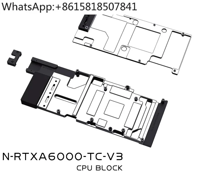 N-RTXA6000-TC-V3 graphics card water cooling head, all-metal structure A6000