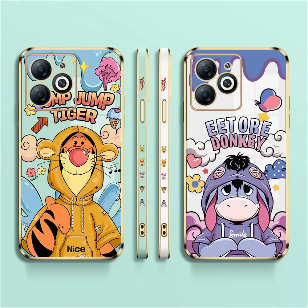 Disney Tigger eeeyore etui na telefon huawei Honor 90 70 50 20 Y9 Y8P Y7 Y7A Y6 Y6P X9A X7A X7A X10 9X MAGIC 5 4 PRO 2019 pokrowiec Cqoues