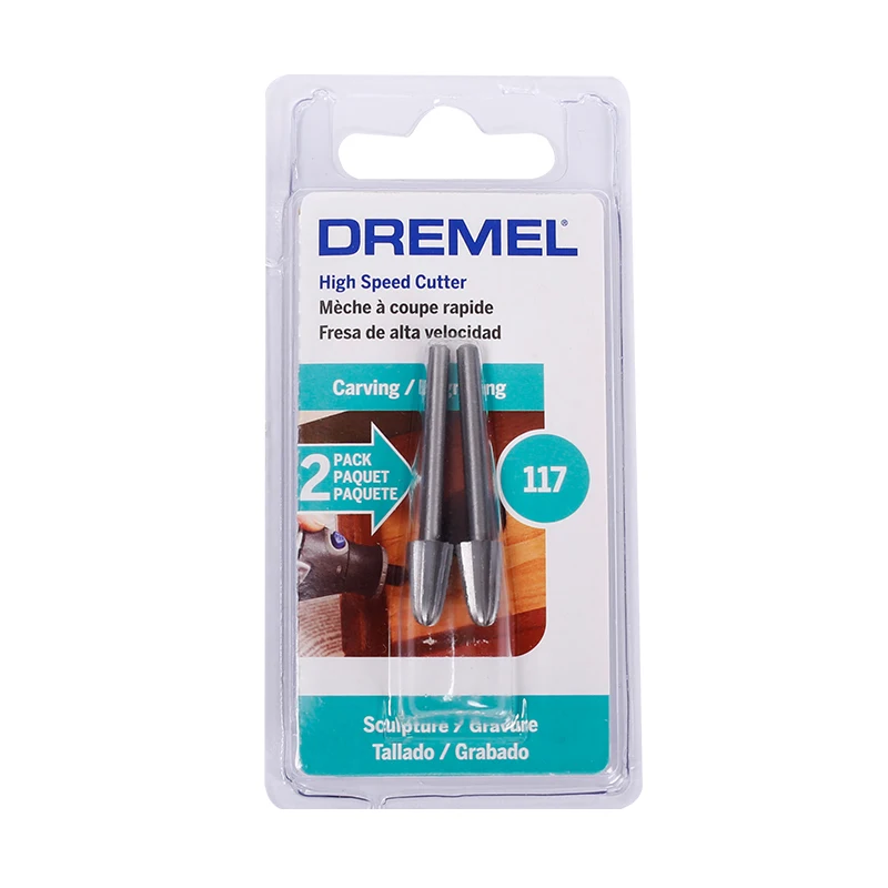 

Dremel 117 High speed engraving shaping grooving slotting tapered holes cutting head attachment for 3.2mm shank rotary tool