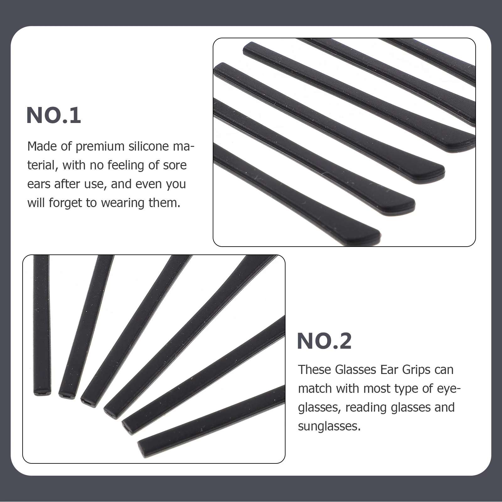 

Glasses Ear Grips Silicone Anti-Slip Eyeglass Holders For Sports Running Hiking Eyewear Accessories Labor Protection