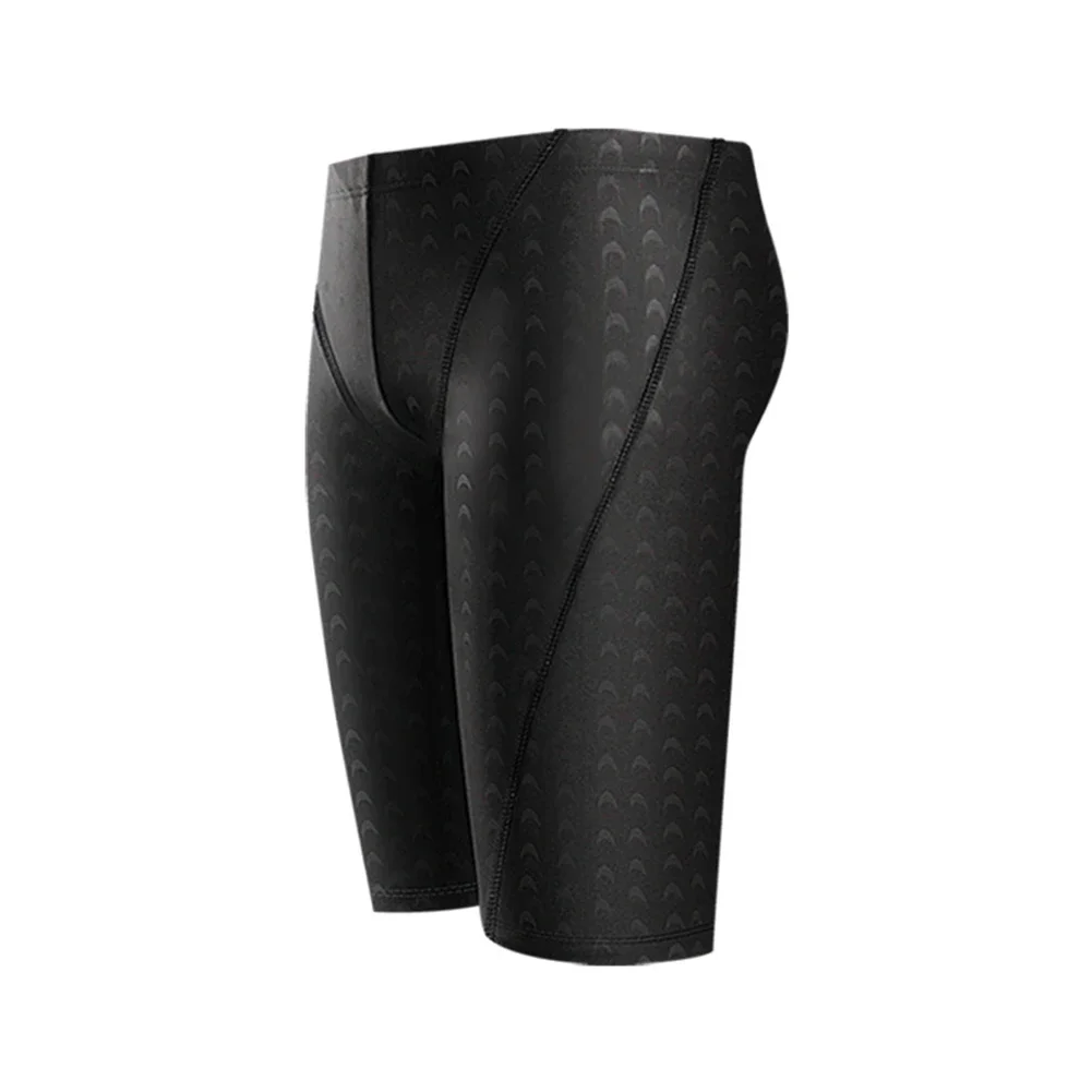 

For Surfing Activities Men Swimming Trunks Solid Color Swimwear Comfortable Training Shorts Lightweight Swimming Attire