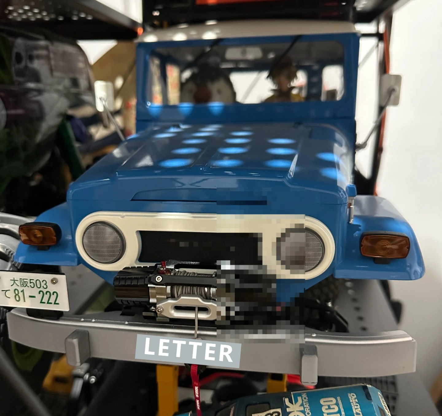 For FMS 1/10 FJ40 RC Crawler Front Bumper Armor Custom Protective Mod Part  Anti‑Collision DIY Upgrade Spare Accessories view 3