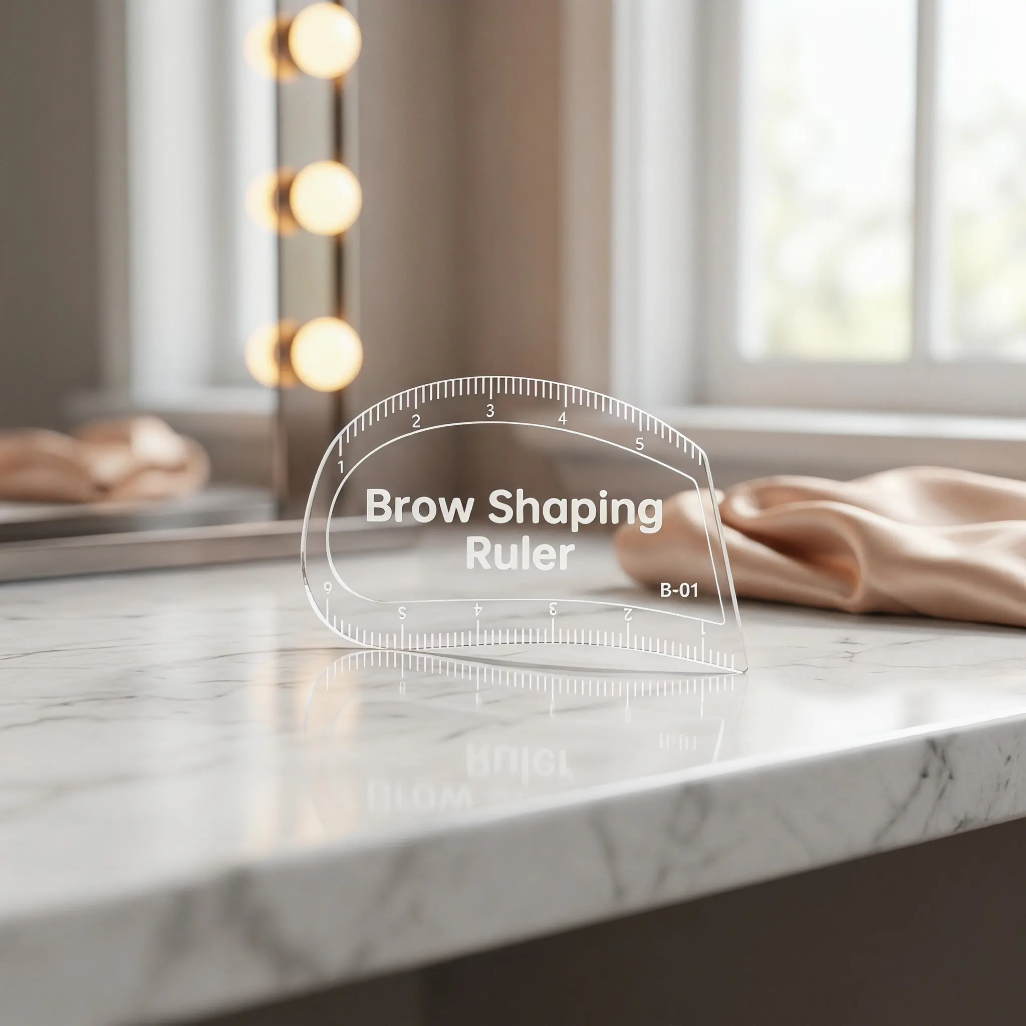 Brow Measurement Tools Shaping Map Caliper Measuring Ruler Eye Alignment for Eyebrows Mapping