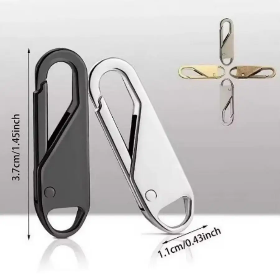 5PCS Zippers Head Universal Instant Zipper Repair Kit Replacement For Broken Buckle Travel Bag Suitcase Zipper Head DIY Sewing