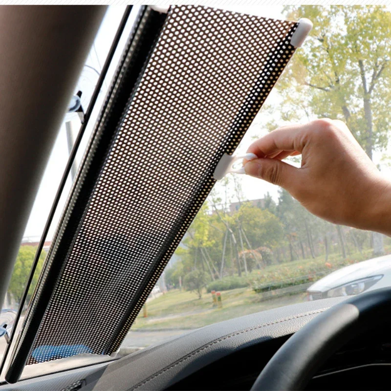 Summer Car Windshield Stretch Sunshade Type Sun Shade for Car Window Sun Protection Heat Insulation Curtainfor Car Front Shading