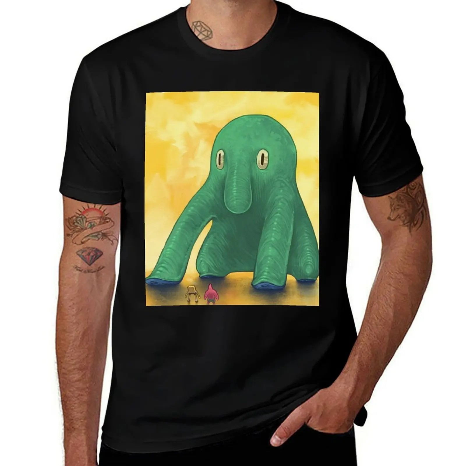 The Emboldened Squid Among the Brash T-Shirt Novelty Graphic Tee Shirt T-Shirt
