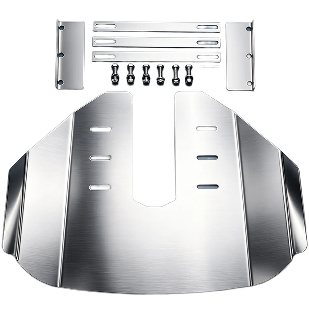 Stainless Steel Cavitation Plate for For outboard Motor Applications Featuring Drill-Free Clamping Mount Design