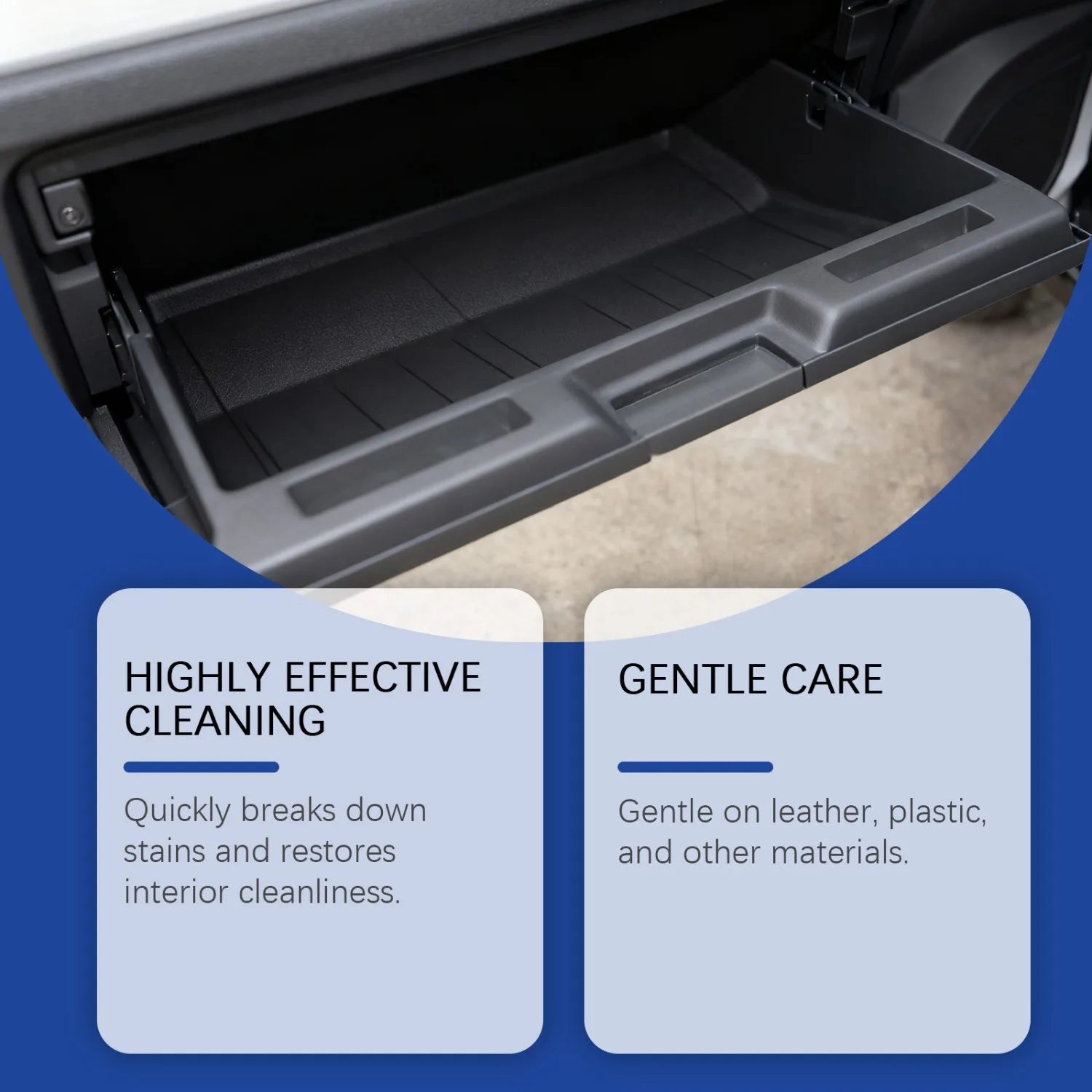 Professional Interior Plastic Restorer Spray - Repairs Faded&Scratched Dashboards,Non-Damaging Formula,Restores Like-New Finish