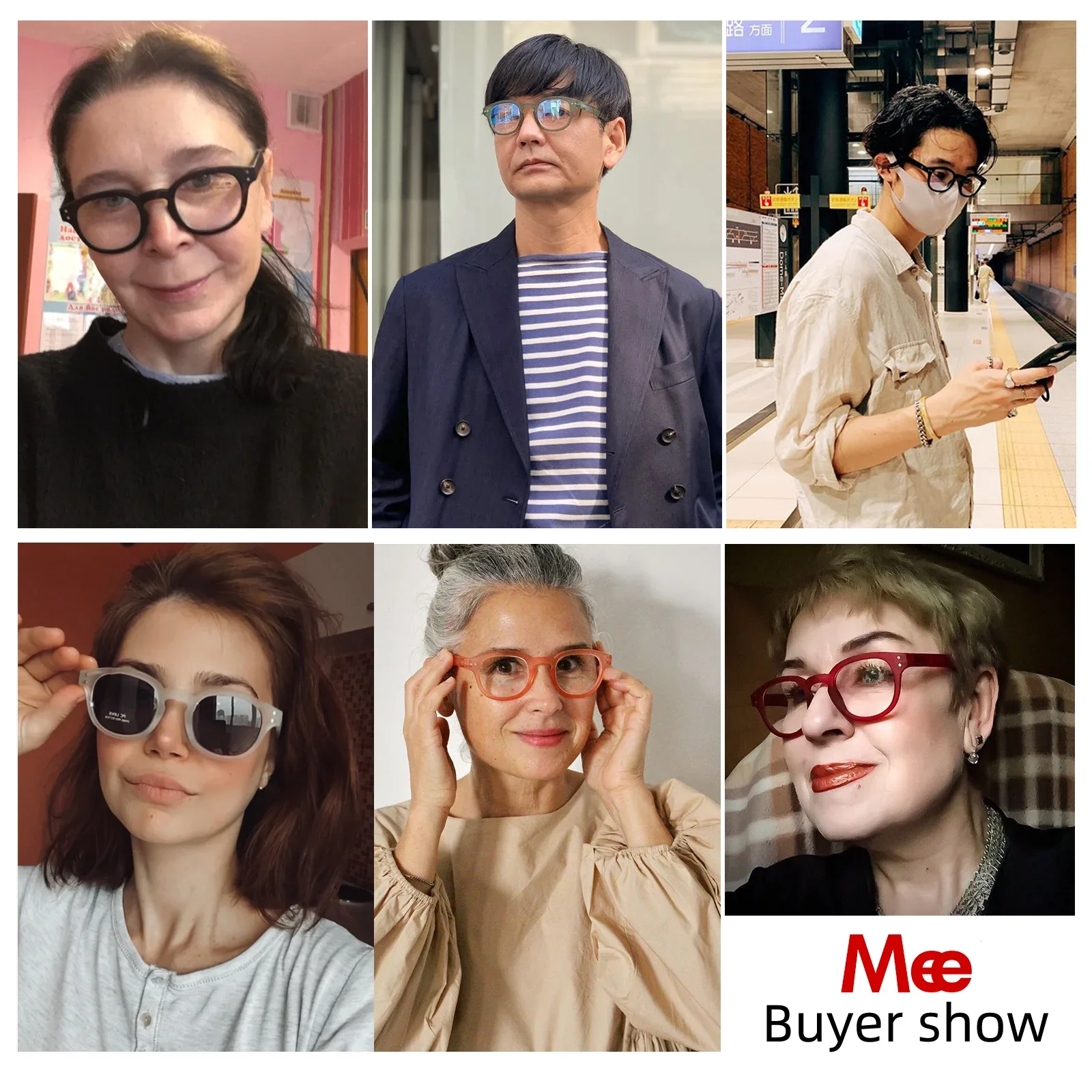 Meeshoow-Lunettes classiques rétro pour hommes et femmes, lunettes élégantes de qualité européenne avec Flex transparent, lecteur de délinquants, 1513