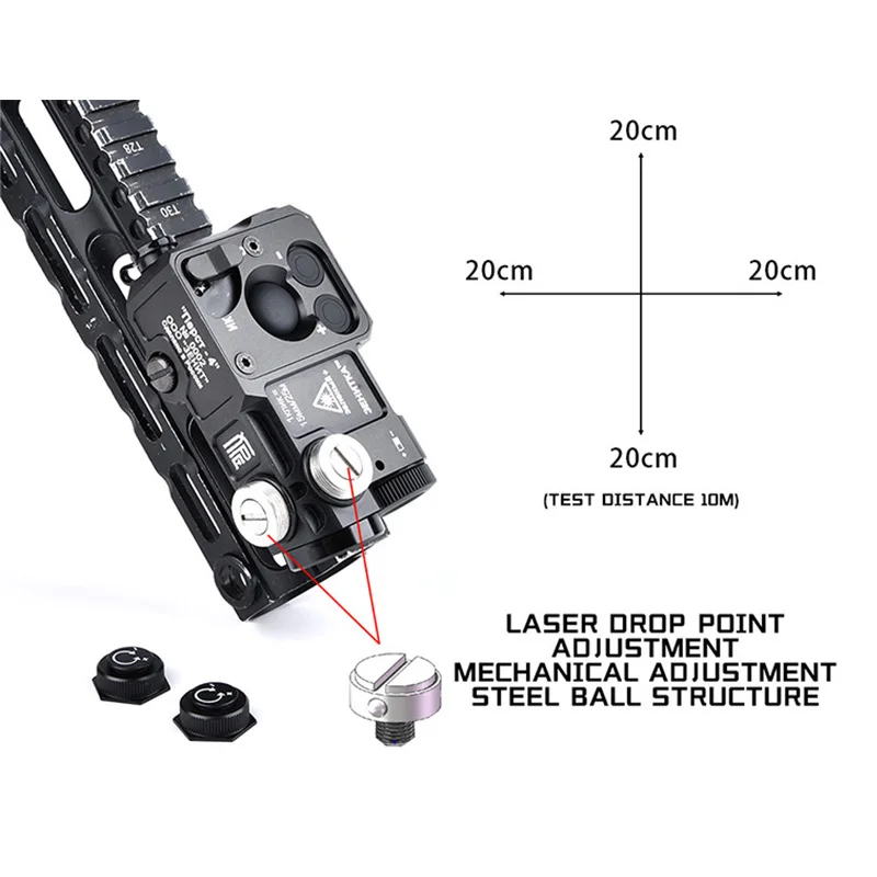وادسن بيرست 4 مصباح يدوي كشاف ضوء الأشعة تحت الحمراء نقطة حمراء البصر الليزر الأخضر تهدف GEN.3.0 بندقية الصيد ل 20 مللي متر السكك الحديدية الادسنس اكسسوارات