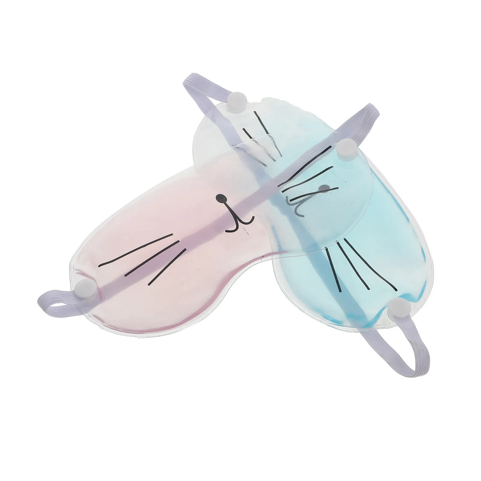 

2Pcs Cooling Ice Eye Covers Reusable Gel Masks Sleep Aid Relieve Eye Fatigue Dry Eyes Dark Circles Cartoon Design